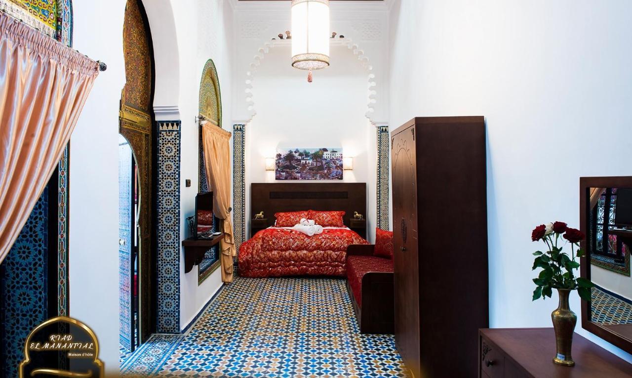 Riad El Manantial,Dar Hajjaj,Patrimonio Del Sxix Tétouan Kültér fotó